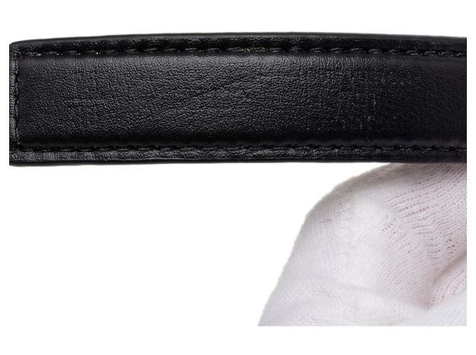 Cinturón Louis Vuitton Pretty LV Reversible M8232X Castaño Negro - vista 5