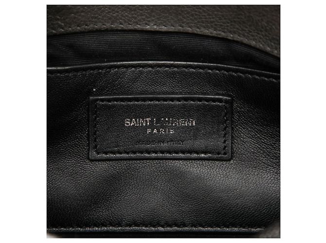 Saint Laurent YSL Monogram College gesteppte Handtasche Medium Braun - Ansicht 5