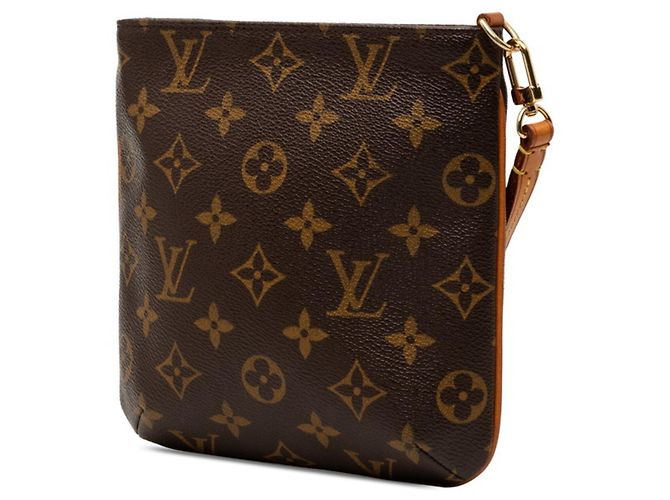 Pochette Accessorio Partition Monogram Louis Vuitton Marrone - vista 2