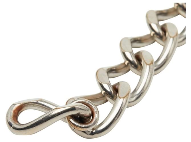 Chanel Coco Mark Kettengürtel Silber Mehrfarben - Ansicht 4