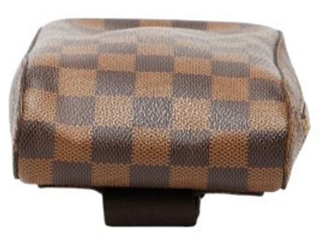 Borsa a Spalla Louis Vuitton Damier Geronimos Marrone - vista 3