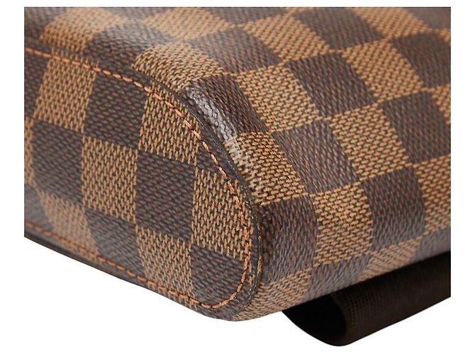 Borsa a Spalla Louis Vuitton Damier Geronimos Marrone - vista 5