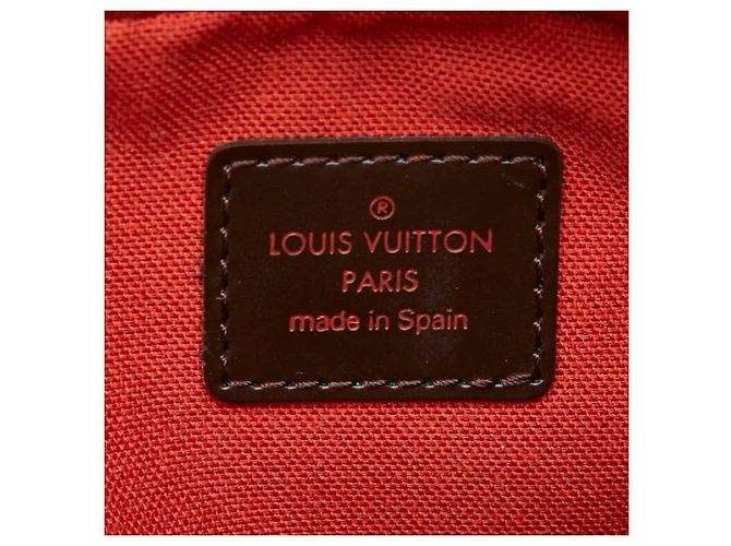 Borsa a Spalla Louis Vuitton Damier Geronimos Marrone - vista 7