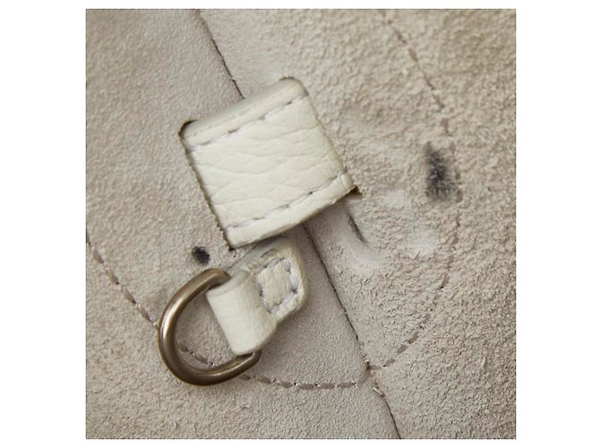 Céline Bolsa Celine Big Bag Bucket Nano Branco - vista 10