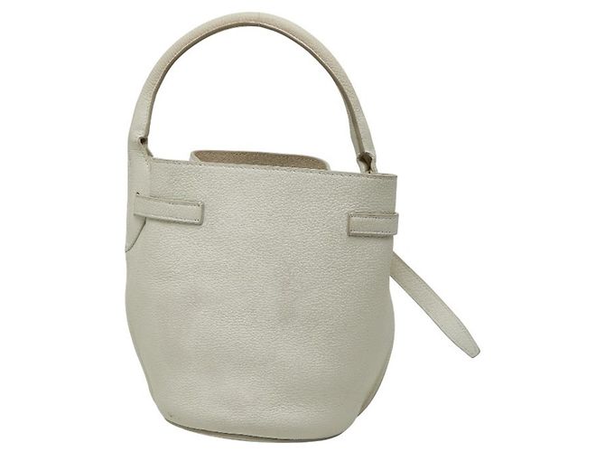 Céline Bolsa Celine Big Bag Bucket Nano Branco - vista 2