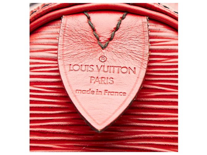 Louis Vuitton Epi Speedy 40 Boston Bag Rot - Ansicht 10