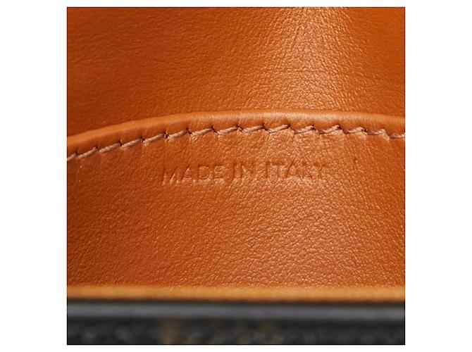 Céline Borsa a tracolla e a spalla Celine Triomphe Mini Claude Marrone Nero - vista 10