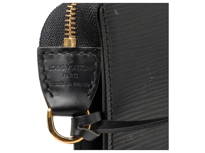 Borsa Louis Vuitton Epi Pochette Accessoires Nero - vista 5