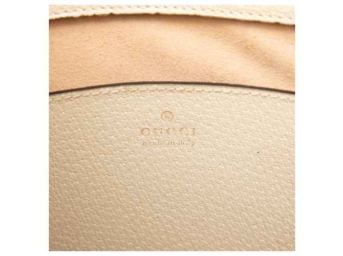 Borsa piccola Gucci Bamboo Diana in pelle avorio Crudo - vista 5