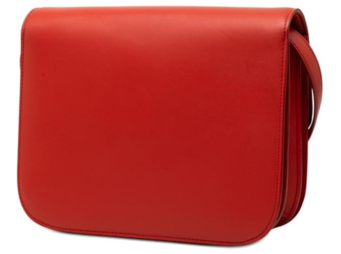 Céline Borsa a tracolla Celine Classic Box Medium Arancione - vista 2