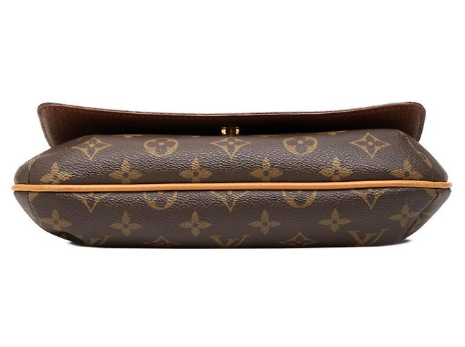 Borsa a tracolla corta Louis Vuitton Monogram Musette Tango Marrone - vista 3