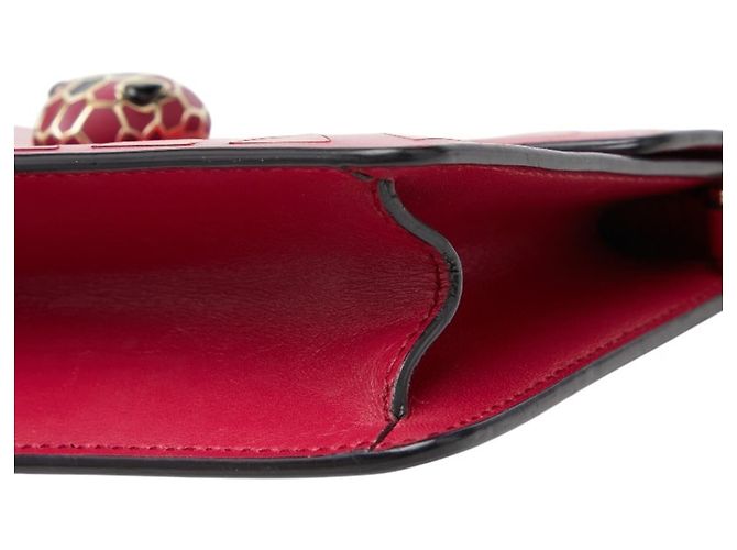 Bulgari Borsa a tracolla con catena Bvlgari Serpenti Forever Rosa - vista 4