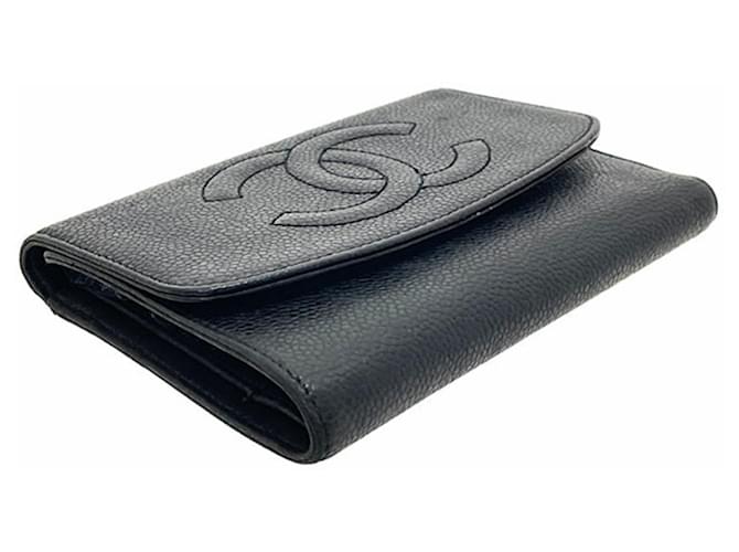 Cartera tríptico Chanel Coco Mark Negro - vista 4