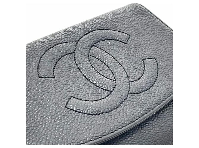 Cartera tríptico Chanel Coco Mark Negro - vista 5