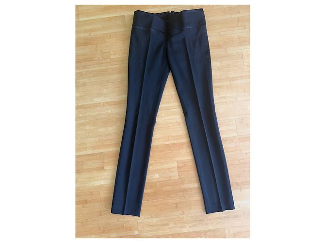 Dsquared2 Black Wool Blend Trousers - view 13