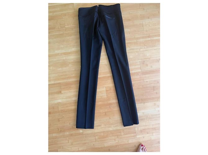 Dsquared2 Black Wool Blend Trousers - view 16