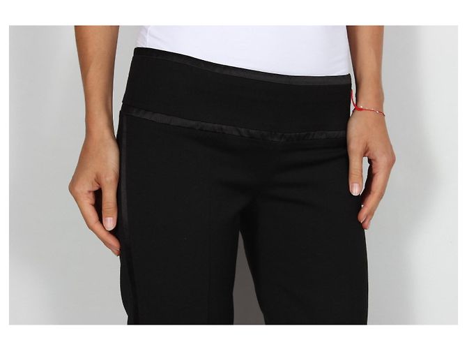 Dsquared2 Black Wool Blend Trousers - view 3