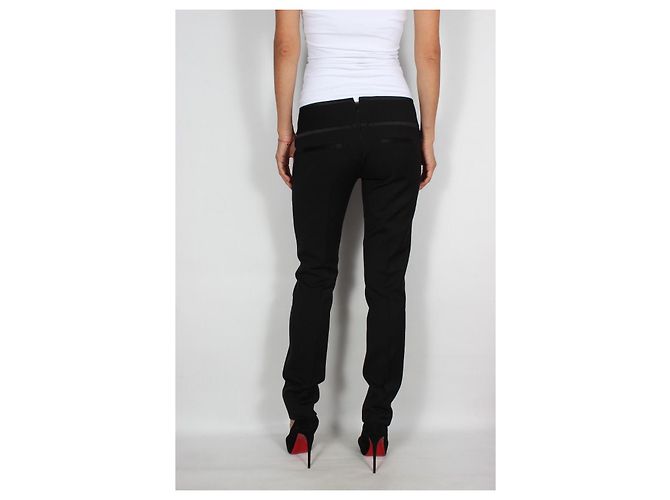 Dsquared2 Black Wool Blend Trousers - view 5