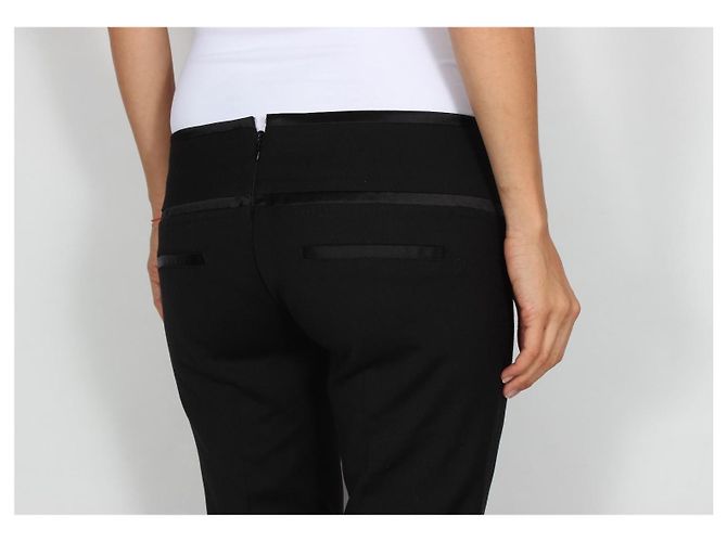 Dsquared2 Black Wool Blend Trousers - view 6