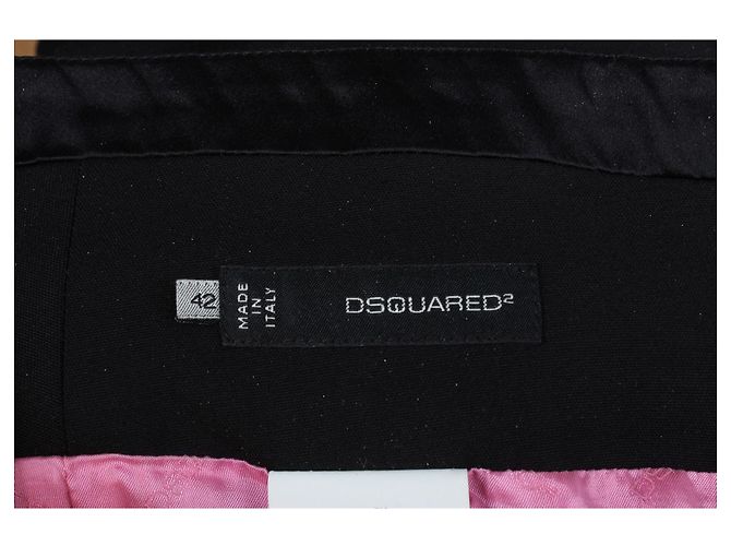 Dsquared2 Black Wool Blend Trousers - view 7