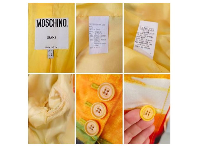 Autre Marque Traje Moschino Jeans efecto pintura Multicolor Naranja - vista 12
