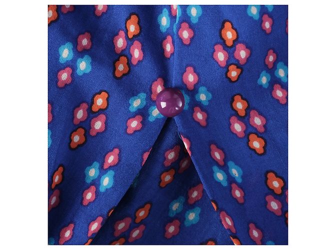 Yves Saint Laurent Saint Laurent Tunika-Kleid mit russischem Flechtmuster - Ansicht 4