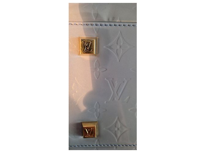 Louis Vuitton Alma PM Monogram Vernis Blu chiaro - vista 6
