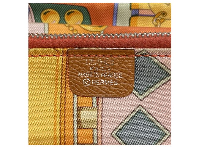 Hermès Hermes Azap Long Wallet aus Gold Epsom Leder Golden - Ansicht 4