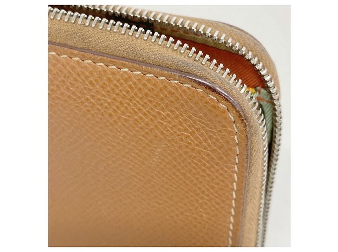 Hermès Hermes Azap Long Wallet aus Gold Epsom Leder Golden - Ansicht 6