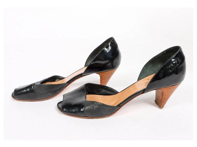 Chloé Lackleder Pumps in Schwarz - Ansicht 2