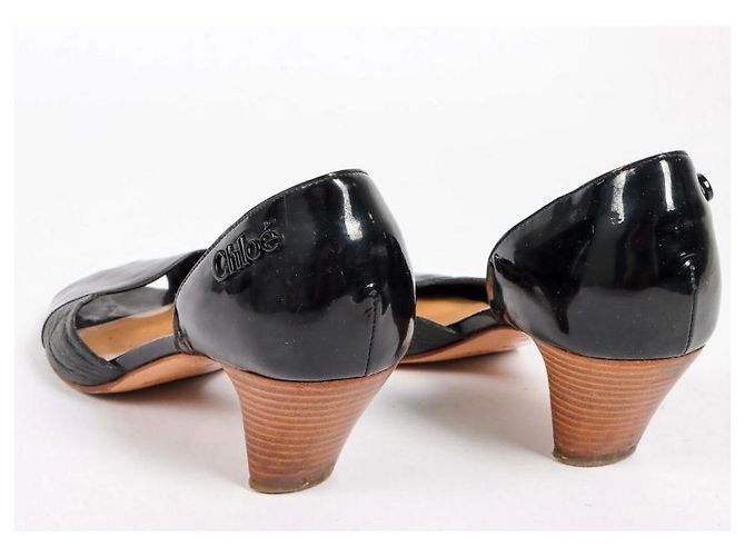 Chloé Lackleder Pumps in Schwarz - Ansicht 3