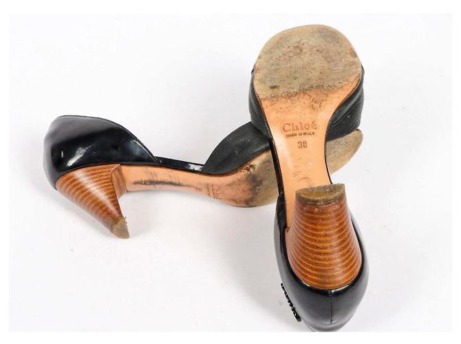 Chloé Lackleder Pumps in Schwarz - Ansicht 6