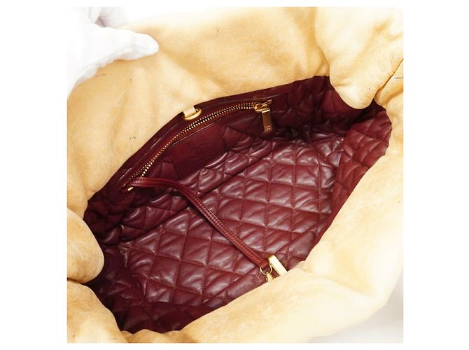 Borsa Tote in Pelle Chanel Coco Cocoon Beige - vista 4