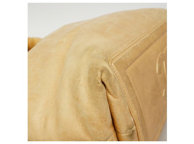 Borsa Tote in Pelle Chanel Coco Cocoon Beige - vista 7