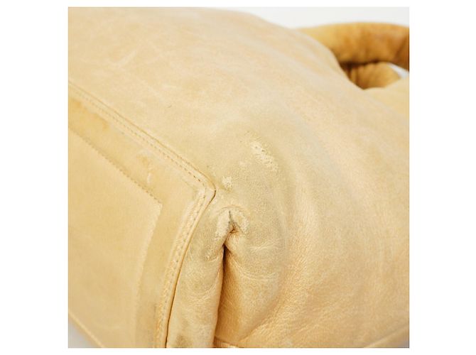 Borsa Tote in Pelle Chanel Coco Cocoon Beige - vista 8