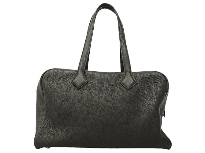 Hermès Borsa Hermes Victoria 35 Bordò - vista 11