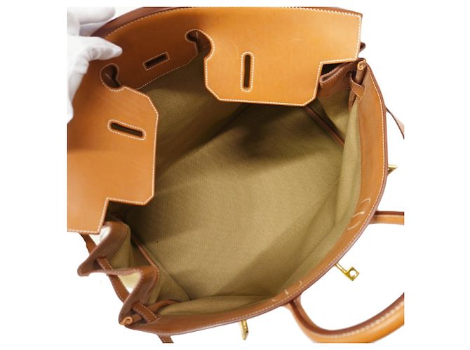 Hermès Borsa Hermes Haut à Courroies 50 Rosso - vista 4