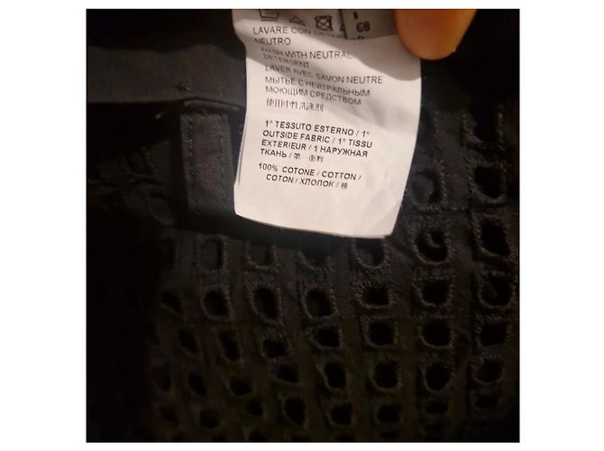 Pinko Pantalón de algodón negro calado - vista 4