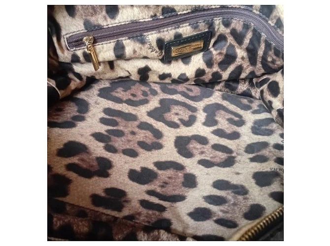 Dolce & Gabbana Borsa a tracolla in pelle nera Nero - vista 11