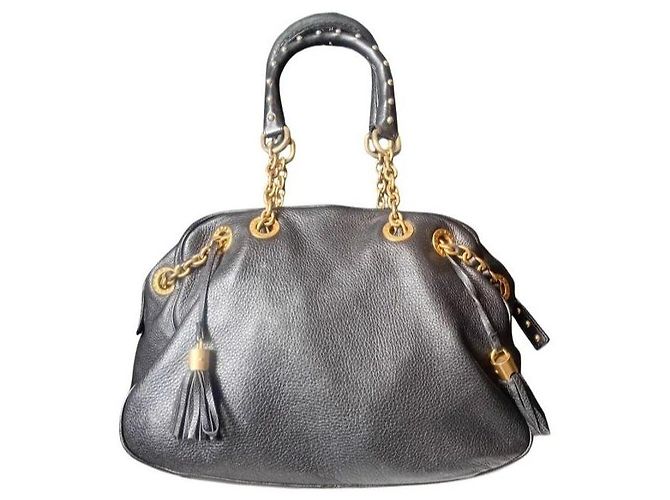 Dolce & Gabbana Borsa a tracolla in pelle nera Nero - vista 5