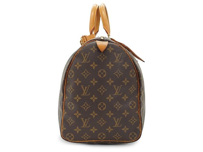 Louis Vuitton Borsa da Viaggio Duffle Keepall 45 in Tela Monogram Vintage Marrone - vista 4