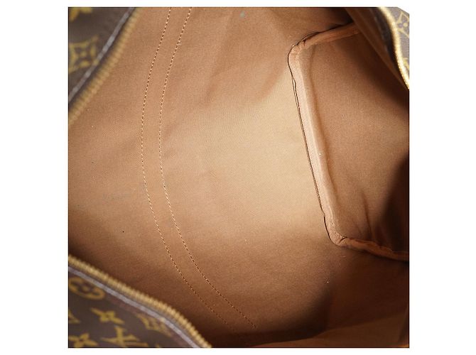 Louis Vuitton Borsa da Viaggio Duffle Keepall 45 in Tela Monogram Vintage Marrone - vista 5