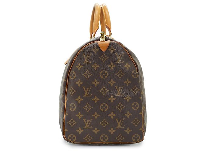 Louis Vuitton Borsa da Viaggio Duffle Keepall 45 in Tela Monogram Vintage Marrone - vista 8