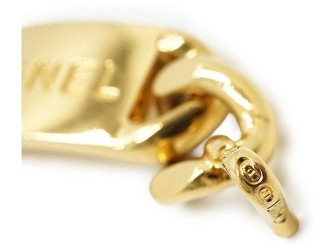 Chanel Vintage CC 31 Gürtel aus Goldmetall Rue Cambon mit Medaillon-Kette Golden - Ansicht 5