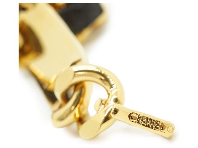 Chanel Vintage CC 31 Gürtel aus Goldmetall Rue Cambon mit Medaillon-Kette Golden - Ansicht 6