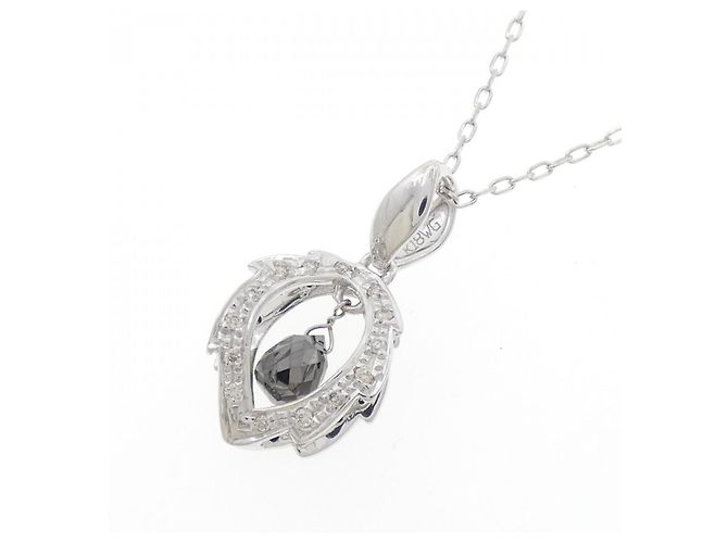 Autre Marque Collana in oro bianco Au750 e diamanti Argento - vista 4