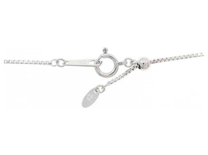Autre Marque Collana in oro bianco Au750, perla nera e diamante Nero - vista 5