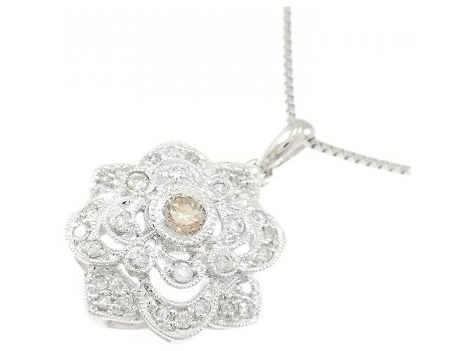 Autre Marque Collana con Diamanti Au750 Argento - vista 3
