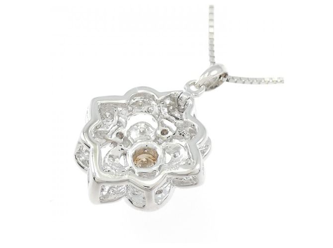 Autre Marque Collana con Diamanti Au750 Argento - vista 4