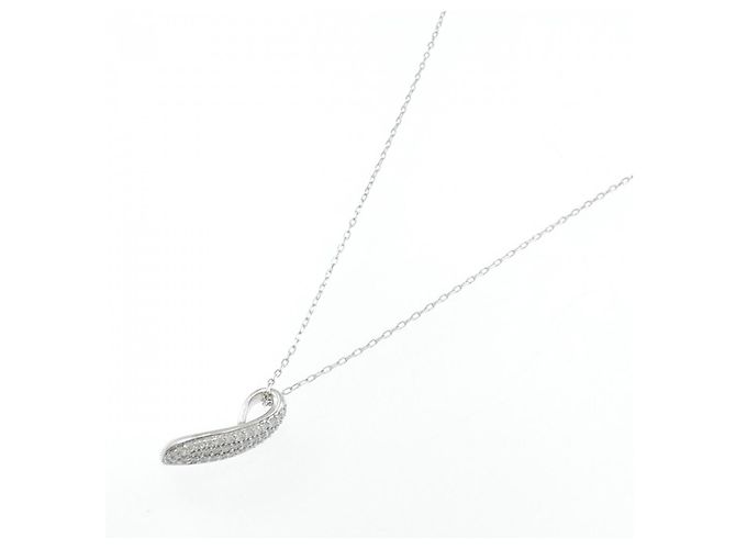 Autre Marque Collana in oro bianco Au750 e diamanti Argento - vista 2
